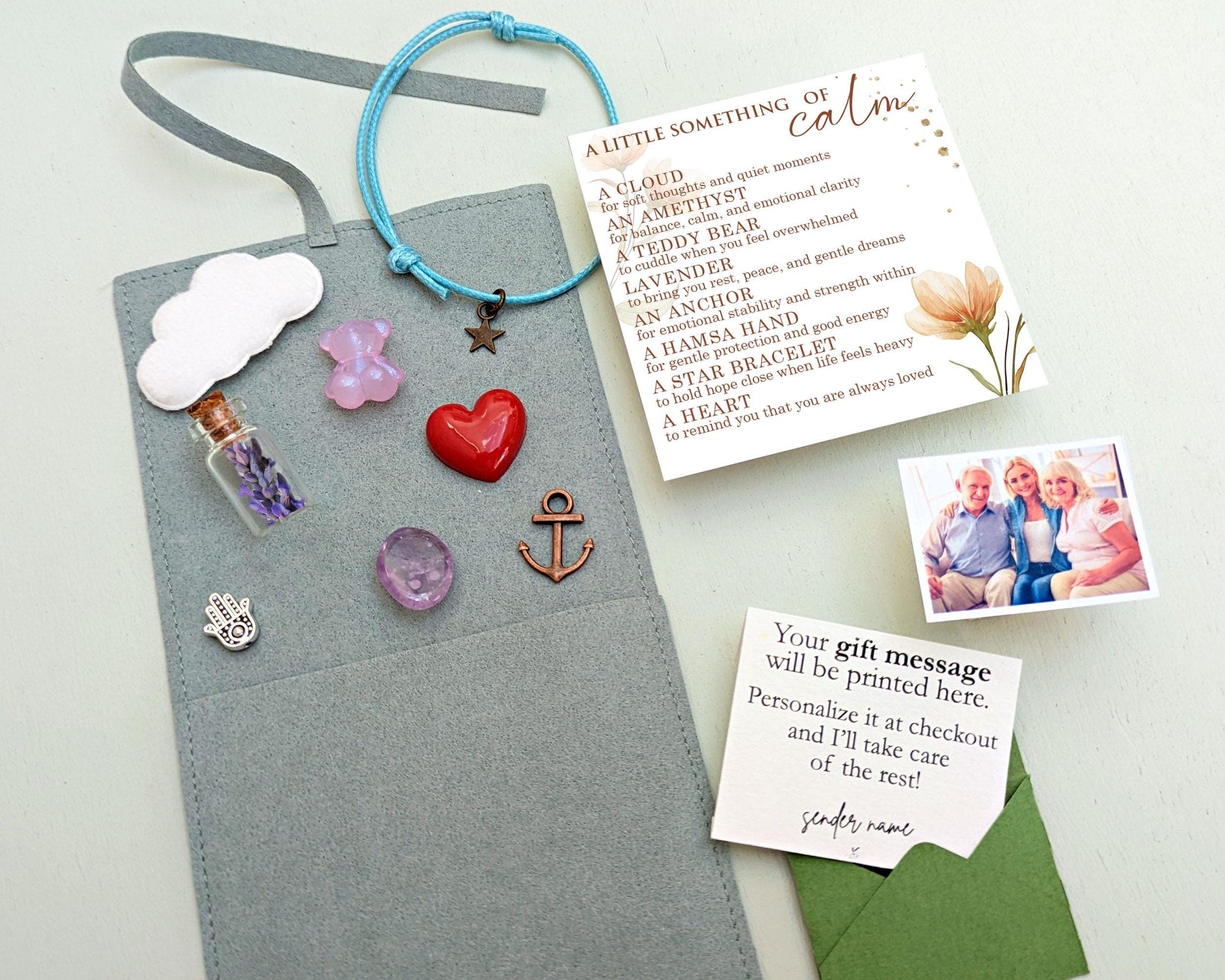 Calm and Encouragement Pocket Gift With Photo – product image 3