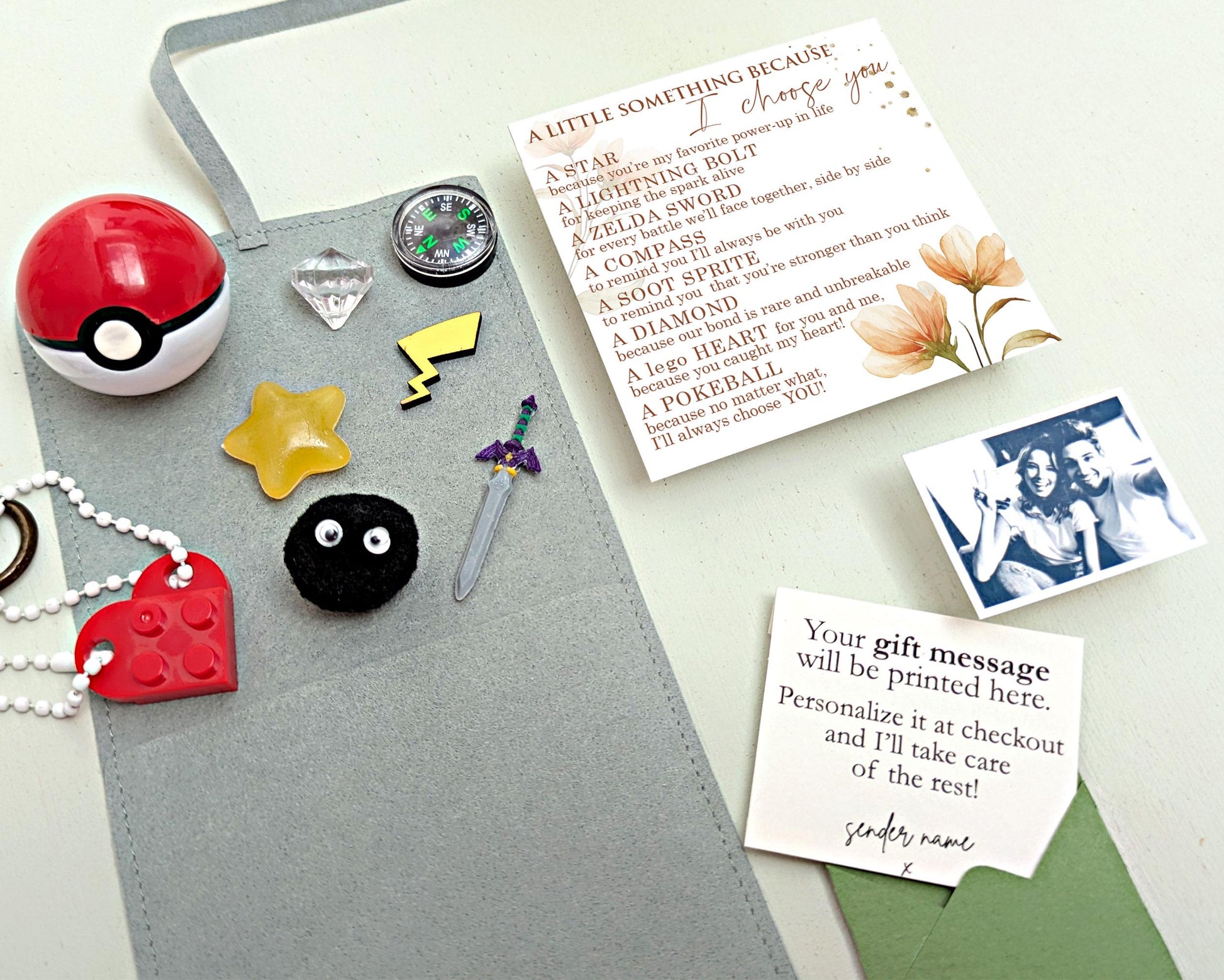 I Choose You Gaming Pocket Gift With Photo – product image 9