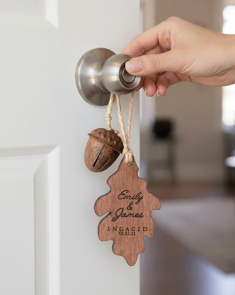 Lucky Acorn Personalized Wooden Story Card: product image 5