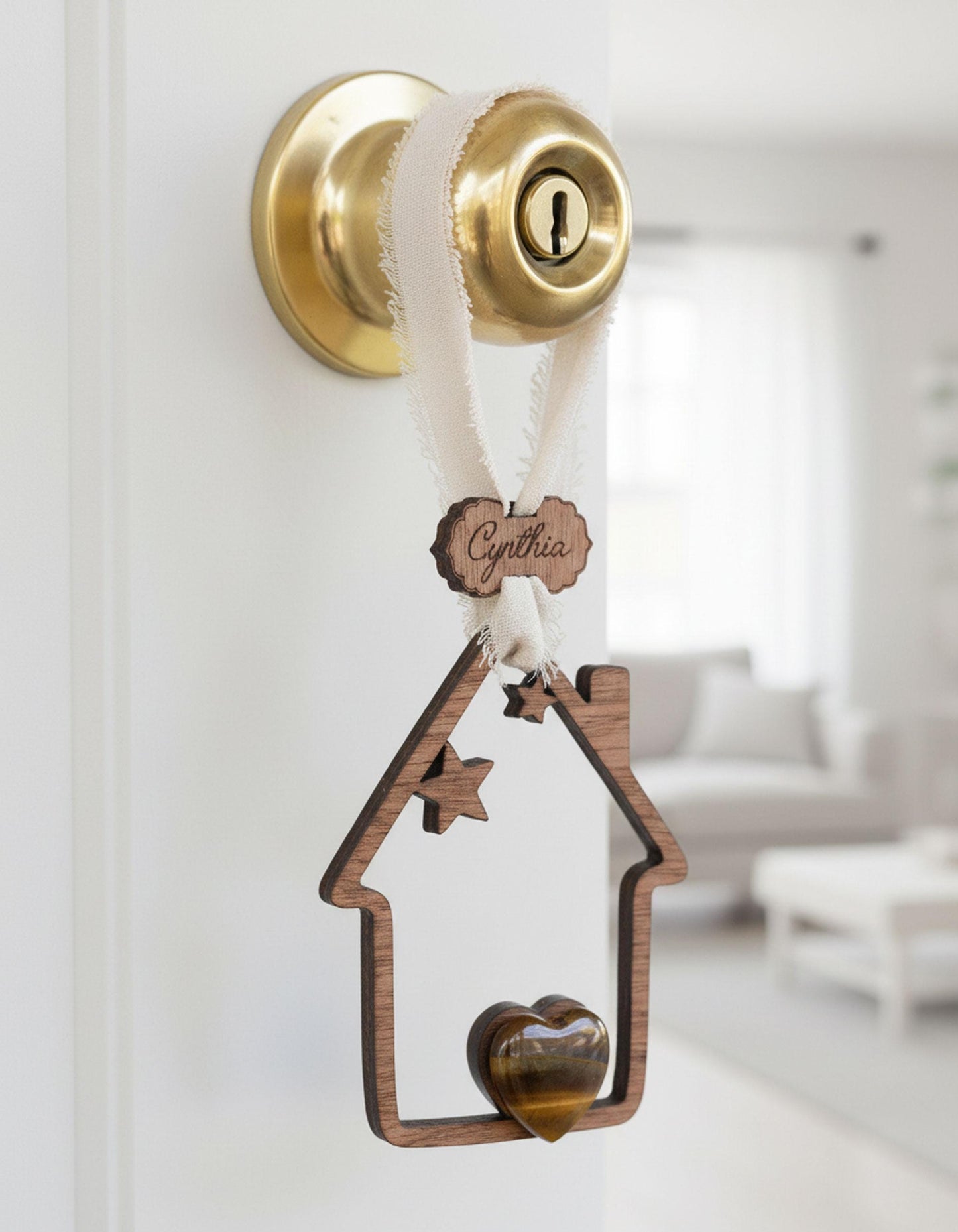 New Home Wooden Story Card With Crystal: product image 4