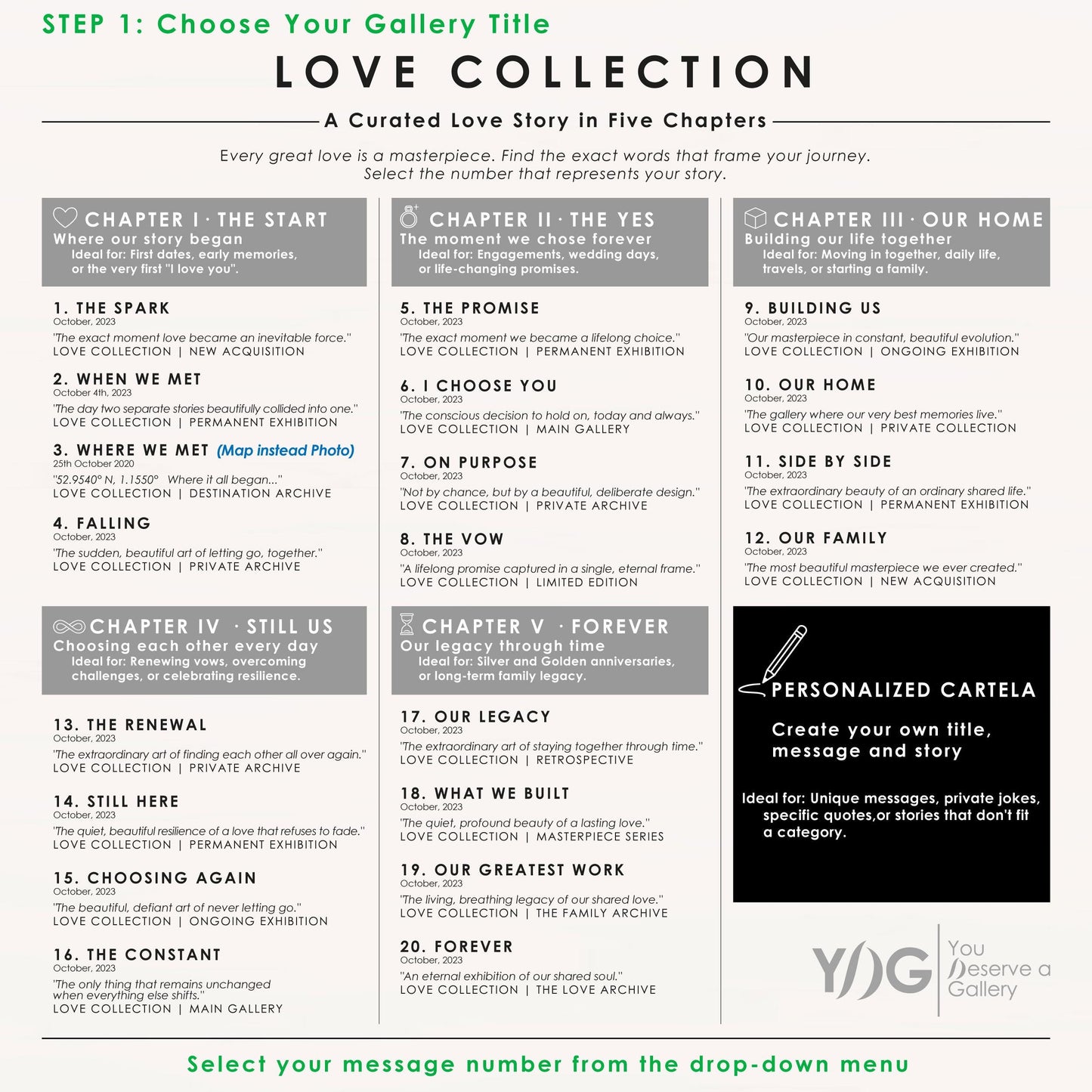 Love Collection personalized Museum of Us gift, image 5