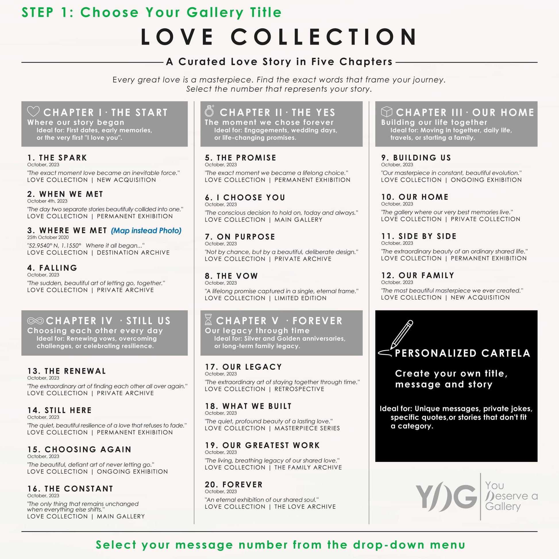 Love Collection personalized Museum of Us gift, image 5