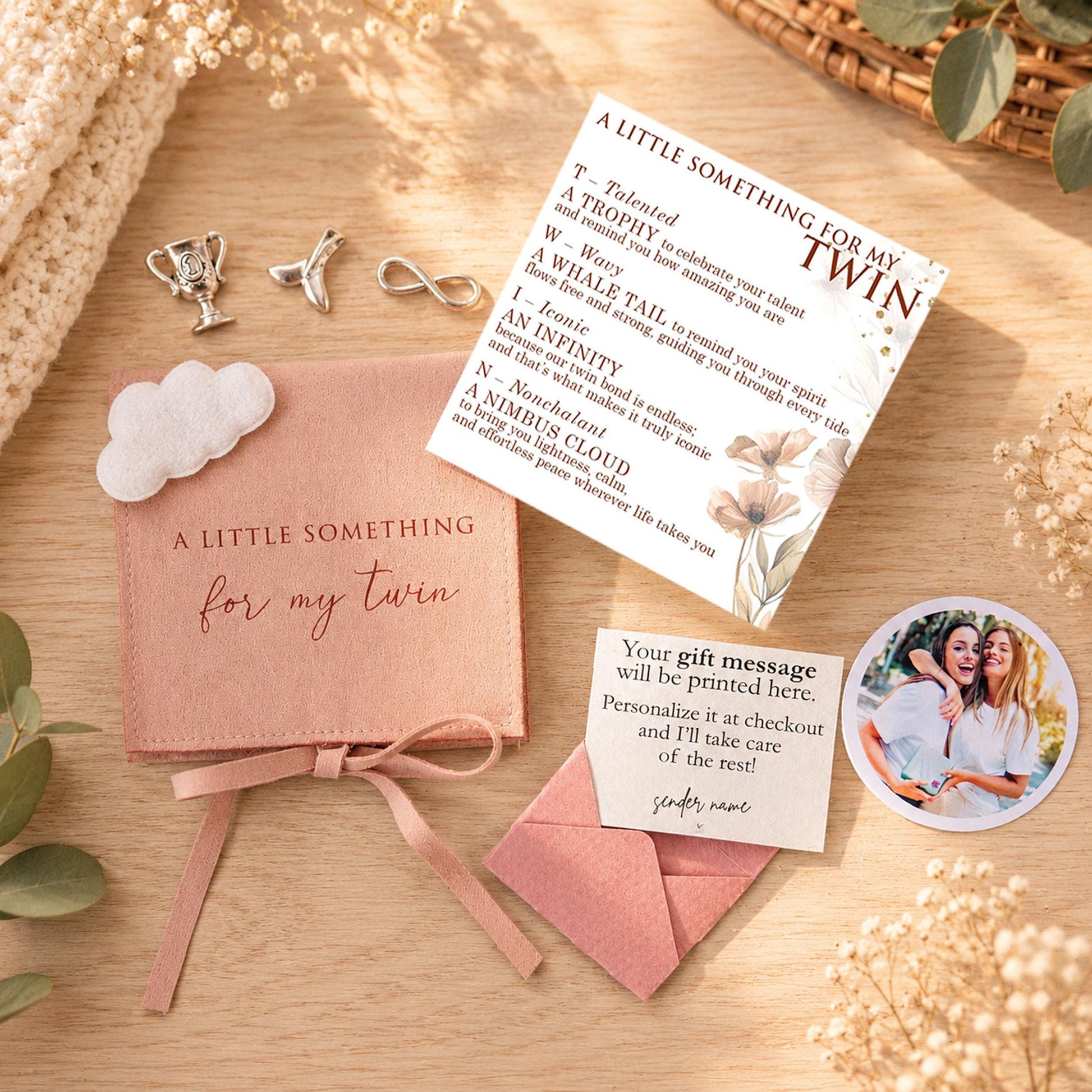 Personalized Twin Pocket Gift With Photo – product image 1