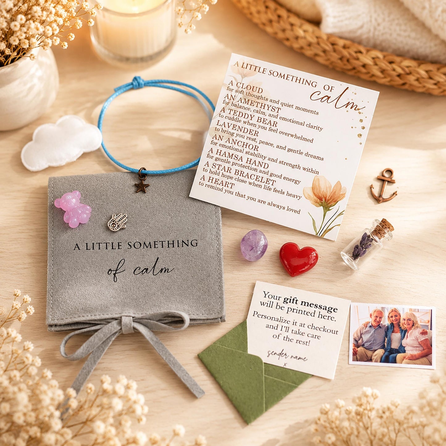 Calm and Encouragement Pocket Gift With Photo – product image 1