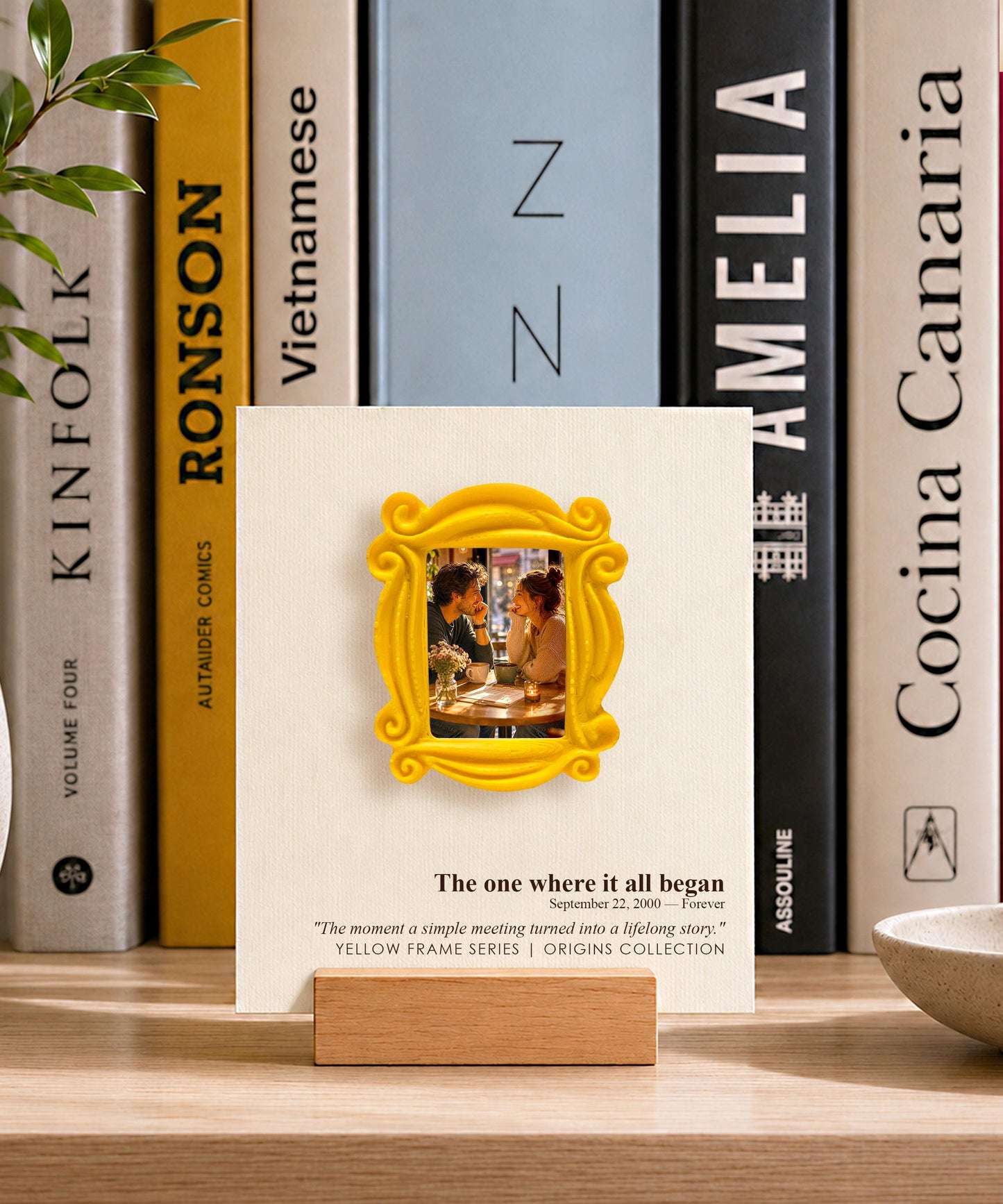 Friends Yellow Frame Series personalized Museum of Us gift, image 5