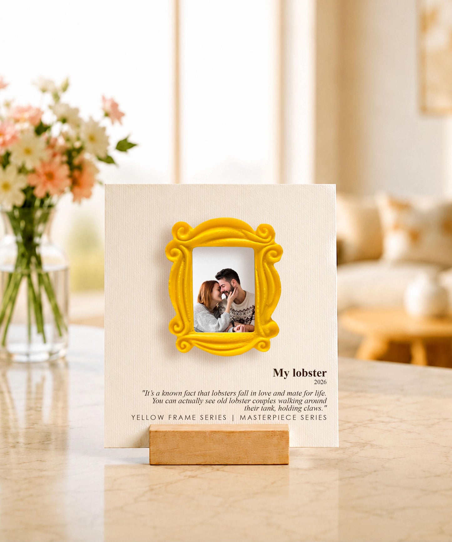 Friends Yellow Frame Series personalized Museum of Us gift, image 2