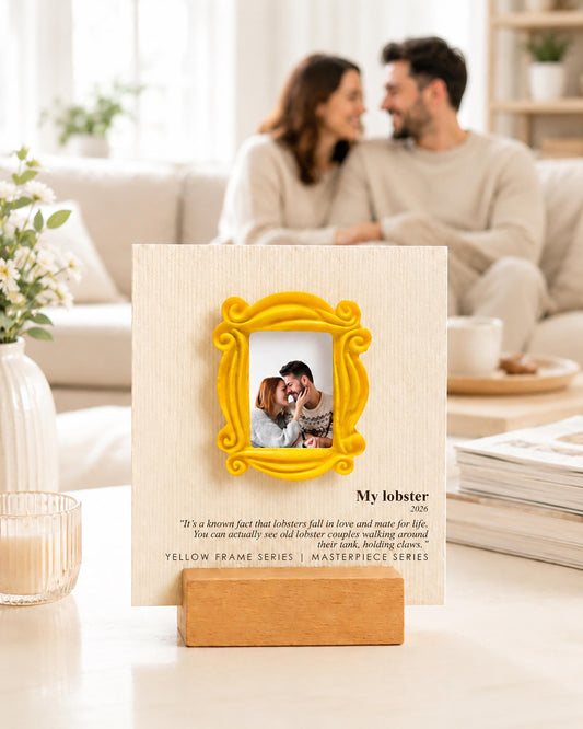 Friends Yellow Frame Series personalized Museum of Us gift, image 1
