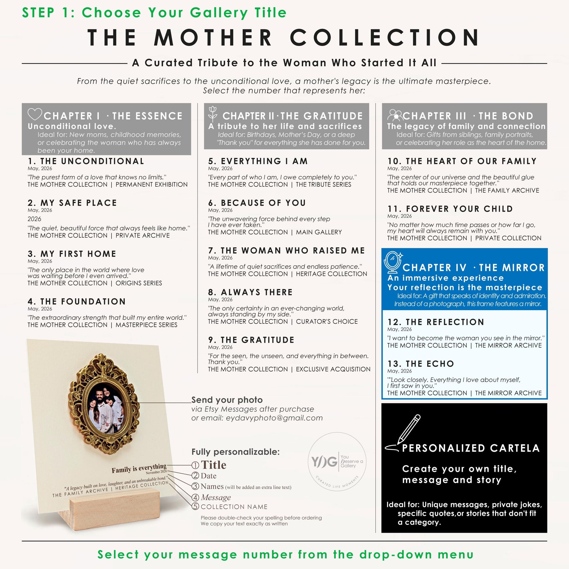 Mother Collection personalized Museum of Us gift, image 10