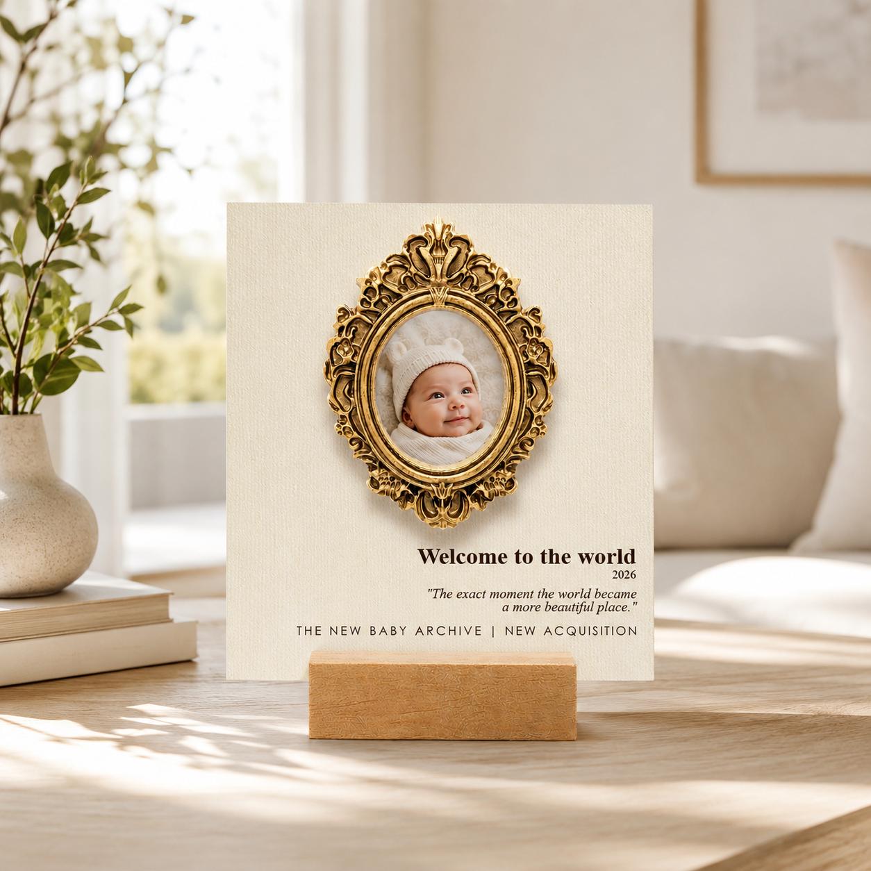 New Baby Collection personalized Museum of Us gift, image 4