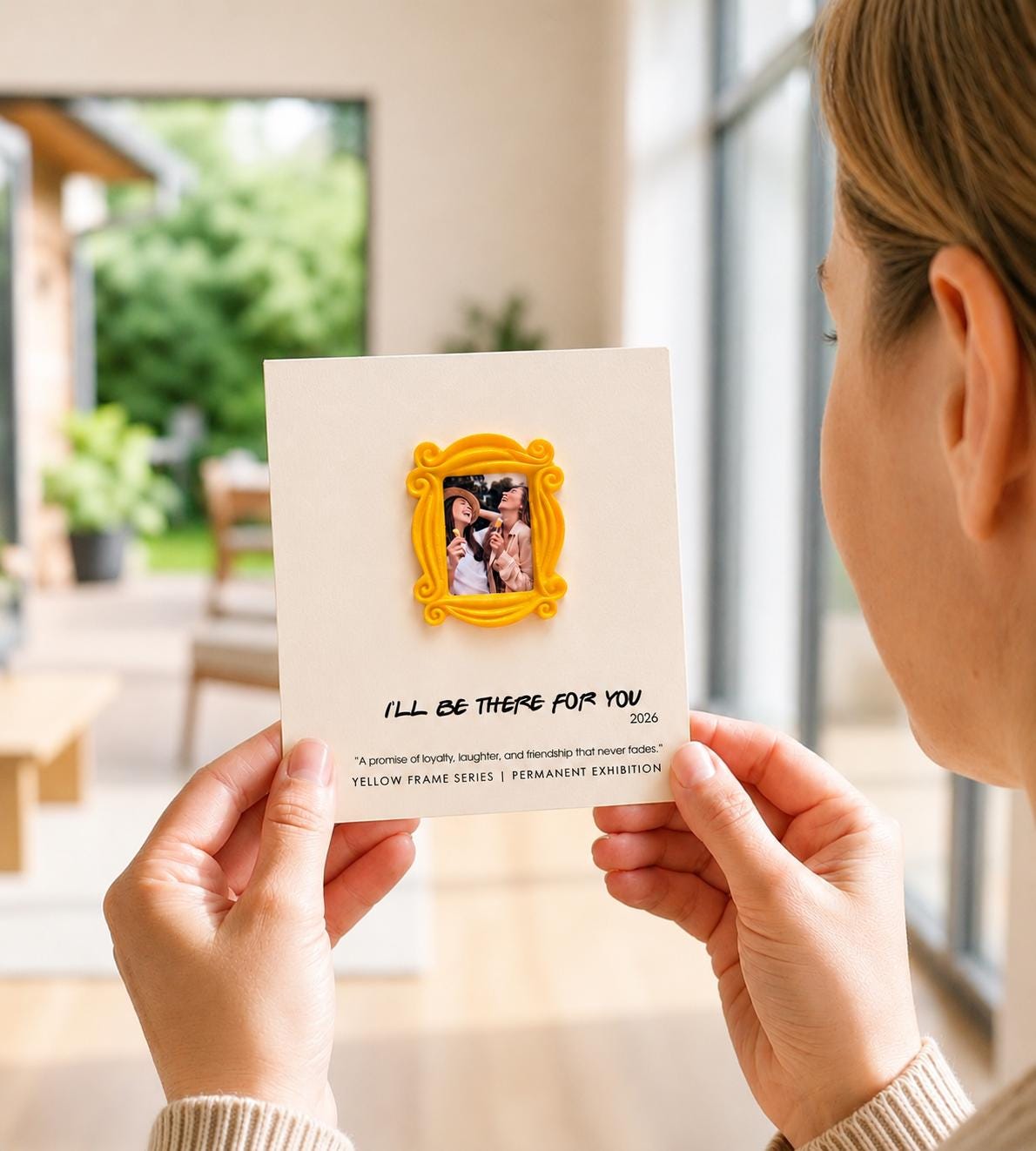 Friends Yellow Frame Series personalized Museum of Us gift, image 6