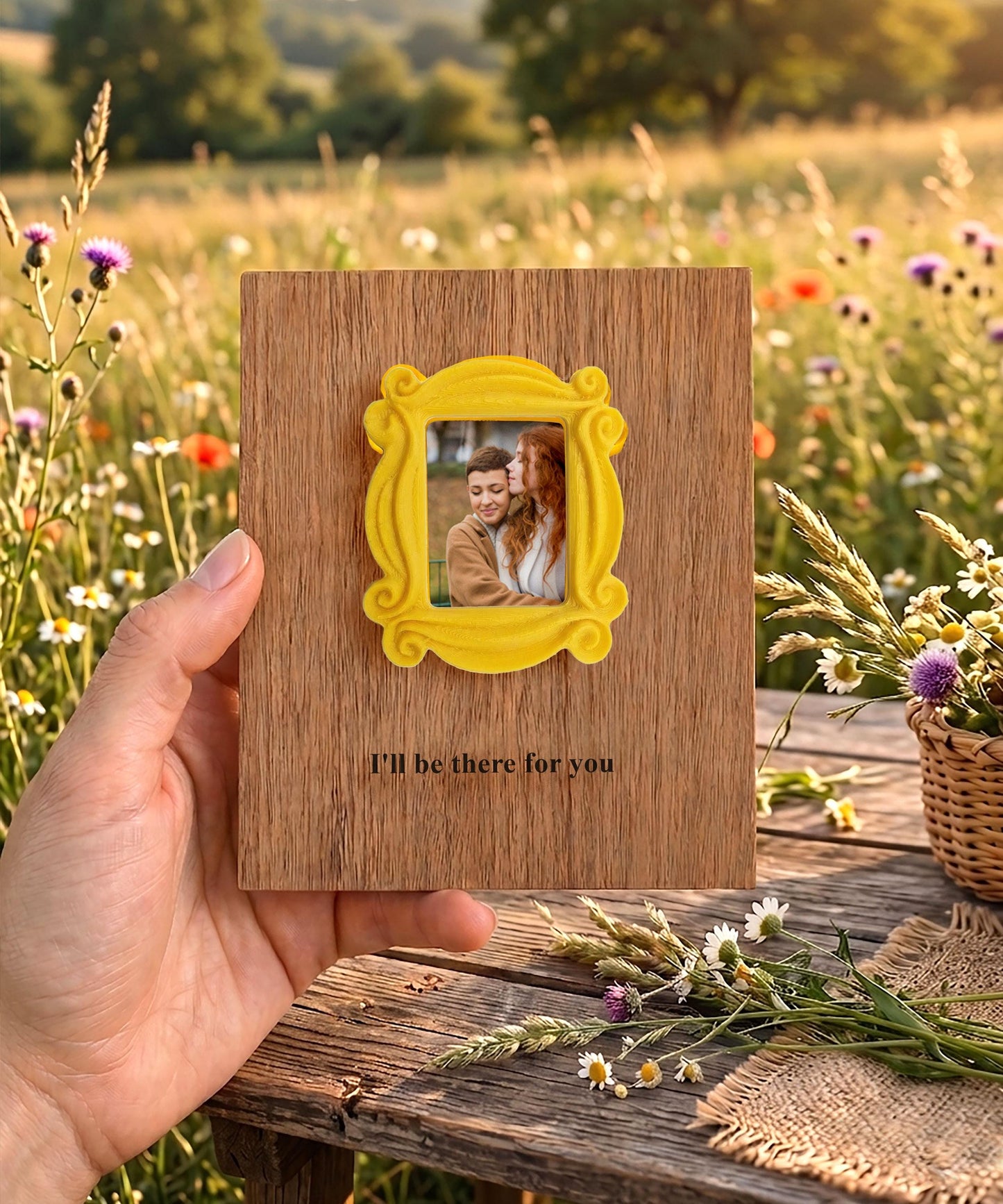 Friends Yellow Frame Series personalized Museum of Us gift, image 7