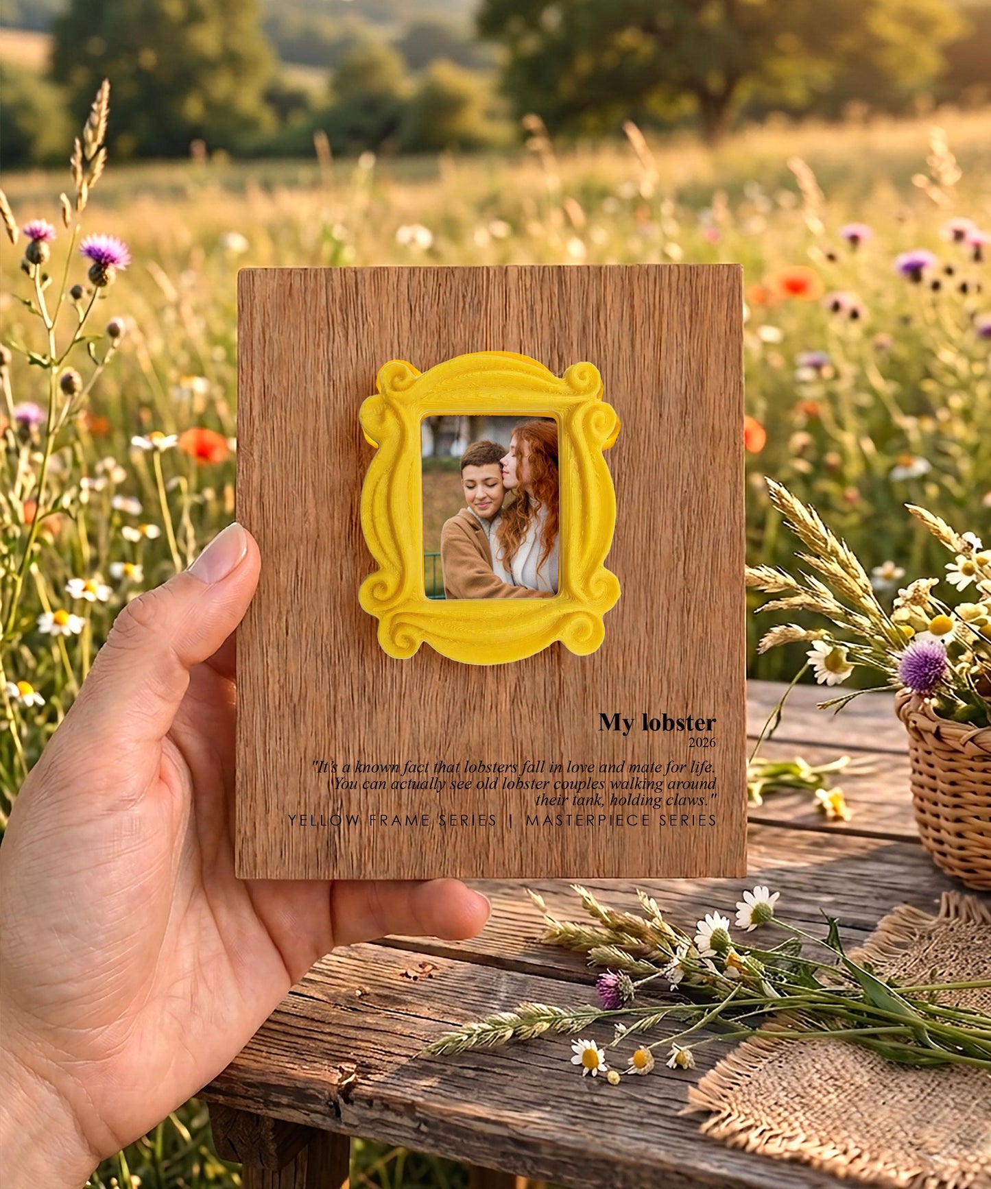 Friends Yellow Frame Series personalized Museum of Us gift, image 4