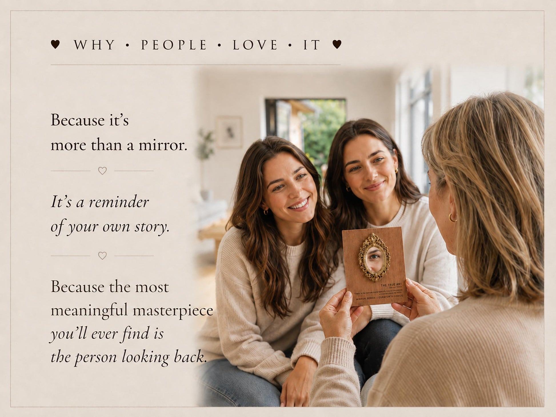 Mirror Edition personalized Museum of Us gift, image 4