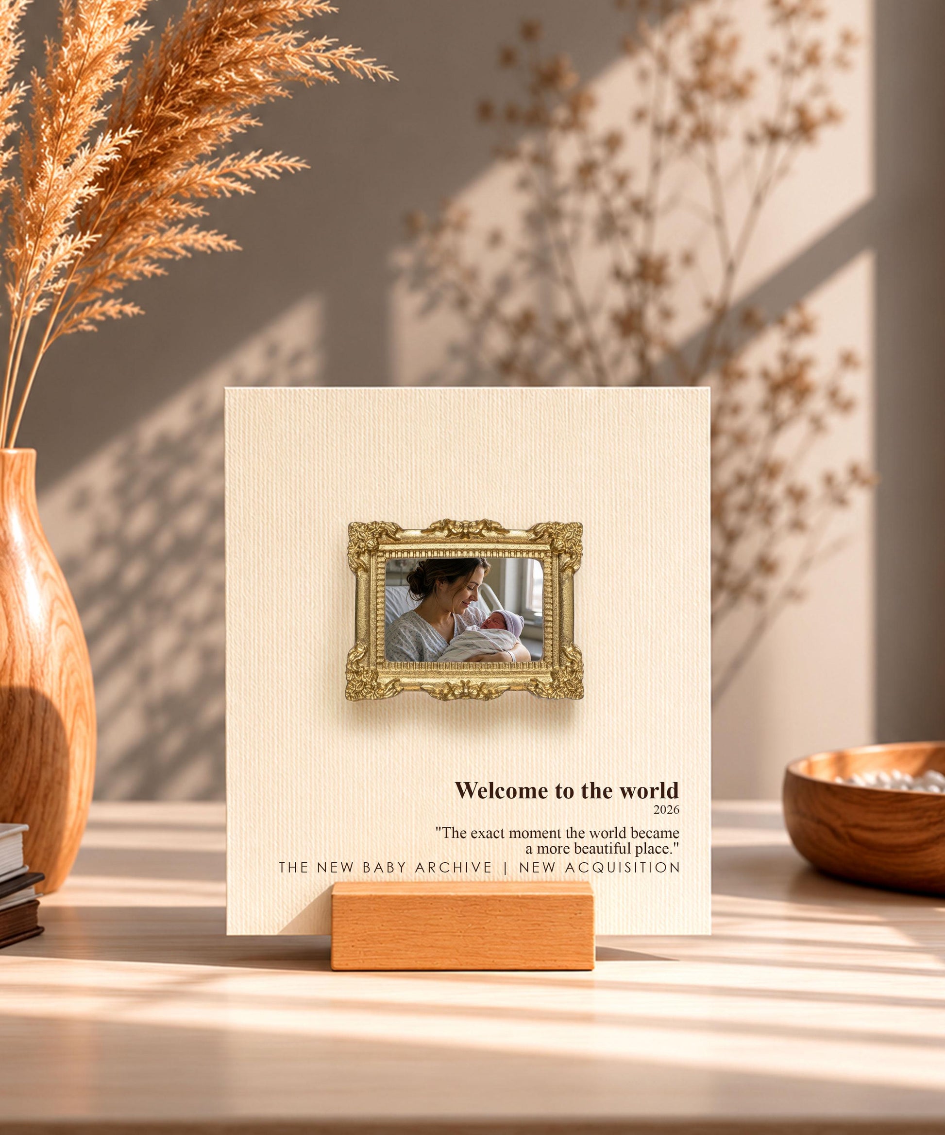 New Baby Collection personalized Museum of Us gift, image 2