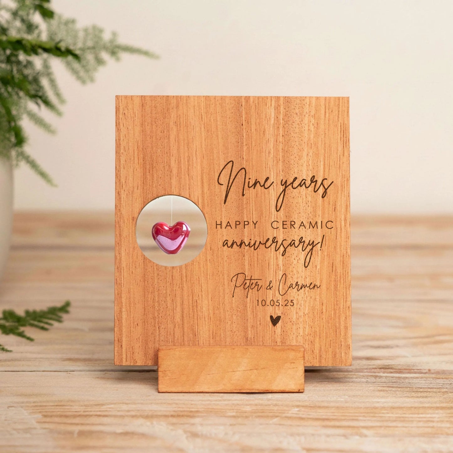 9th Anniversary Pottery Card