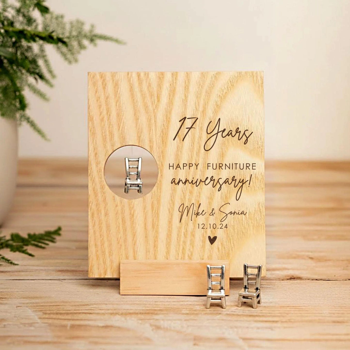 17th Anniversary Furniture Card