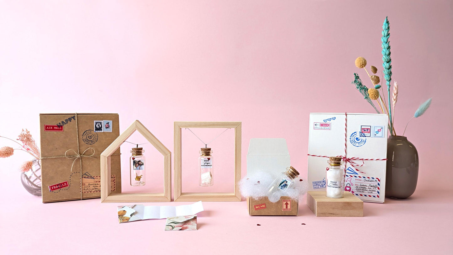 17th Anniversary Furniture Message Bottle