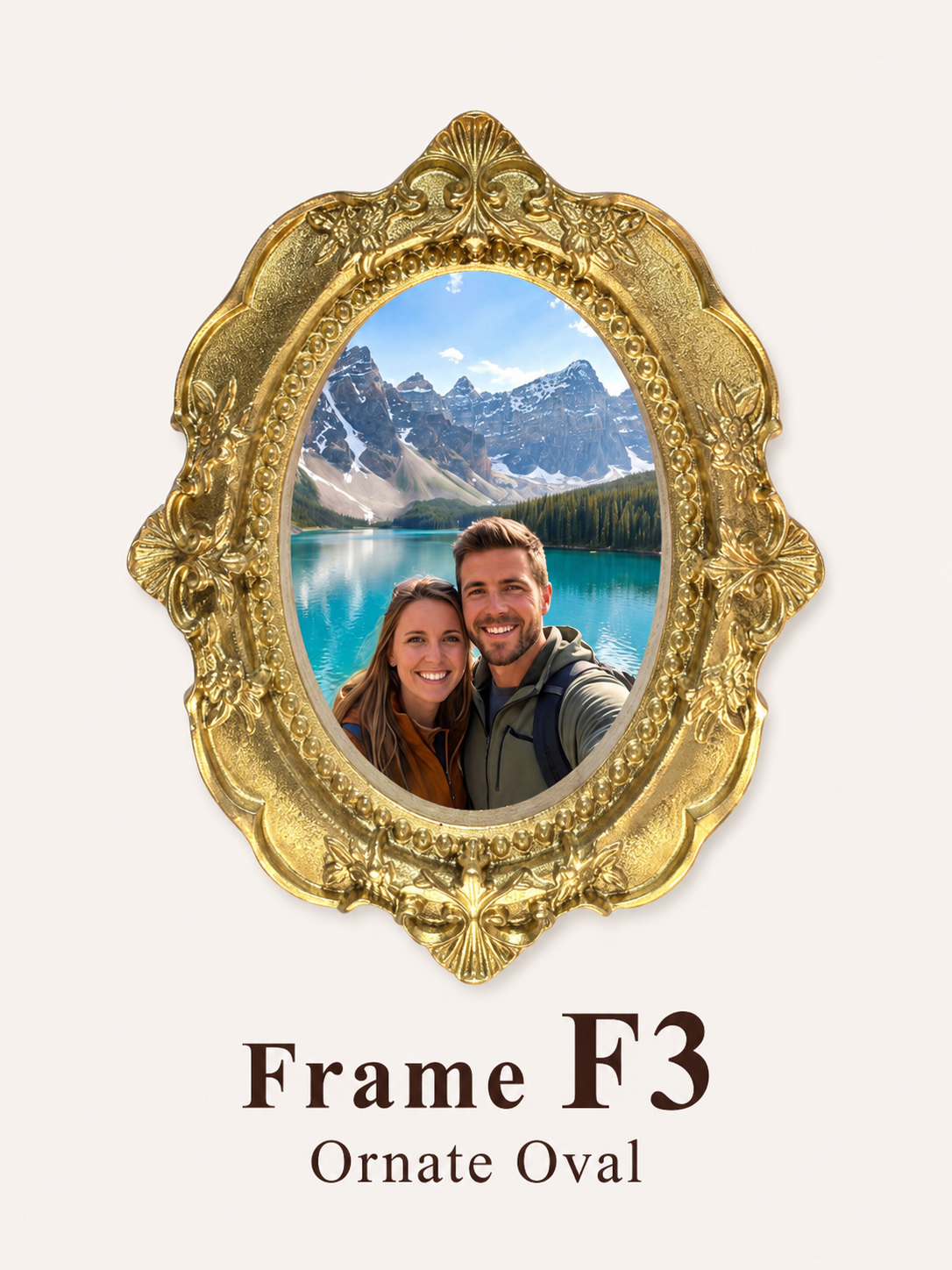 F3 · Verziertes Oval